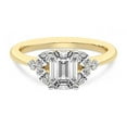 thumbnail image 4 of IGI Certified 2 Carat Emerald Shape Lab Grown Diamond Engagement Ring | 14K Yellow Gold | Beatrice Marquise Side Stone Diamond Ring | FG-VS1-VS2 Quality Friendly Diamonds, 4 of 6