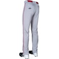 thumbnail image 3 of Pantalón de Béisbol Rawlings con Ribetes Gris/Rojo para Niños Talla XL Juvenil, 3 of 5