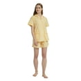 thumbnail image 3 of GLOBAL Womens Pajama Set Short Sleeve PJs for Women cotton Pajamas Summer Sleepwear, 2-Piece, Sizes S to 3X, 3 of 6