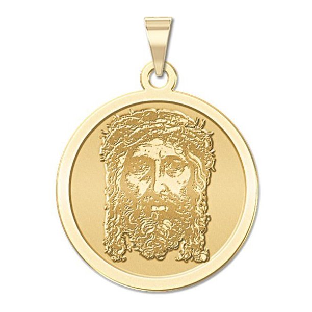 Holy Face of Jesus Religious Medal 1 Inch Size