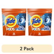 (2 pack) Tide PODS Laundry Detergent Packs, Ultra Oxi, 12 Count