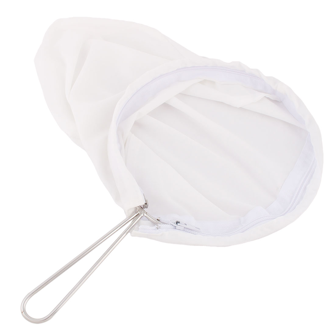 Stainless Steel Handle Coffee Tea Cloth Strainer Filter Sock Bag 20cm