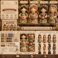 thumbnail image 4 of Forest Patchwork DIY Kit Series Beginner Sewing Craft Kit Home Decor&Gifts（A）, 4 of 4
