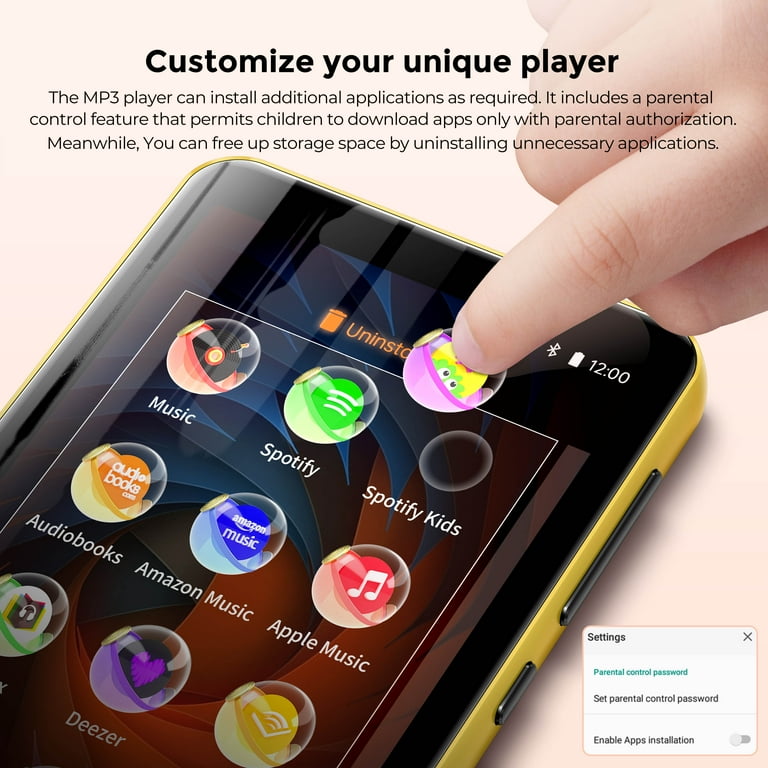 S4 160GB MP3 Player, WiFi & Bluetooth, Audio-Video, Compatible