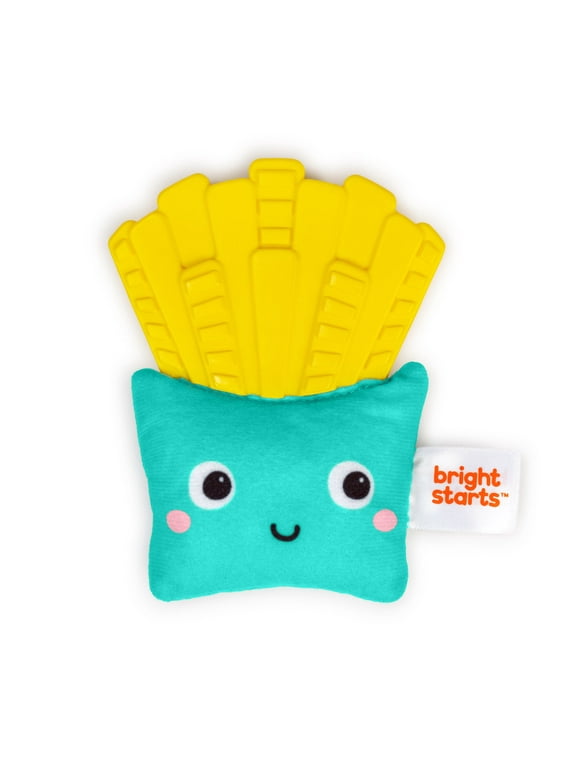 Bright Starts Side of Smiles French Fry Crinkle Teether, Unisex, 3 months+