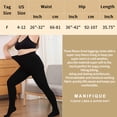 thumbnail image 6 of MANIFIQUE Fleece Lined Tights Women Leggings Thermal Pantyhose Opaque High Waisted Winter Warm Tight, 6 of 6