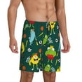 thumbnail image 2 of Bixox Men's Sport Monster printed lightweight casual shorts, soft sleep shorts with pockets., 2 of 7