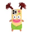 thumbnail image 1 of Funda de teléfono YAKVOOK Bear Silicone Cartoon para iPhone 14 Pro, 1 of 7