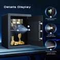 thumbnail image 4 of SRWTRCHRY 2.0 Cu ft Large Safe Box, Home Safe with Digital Keypad and Deposit Slot & Alarm System, Money Safe With Mute Function and LED Light, Safe for Money Valuables, 4 of 11
