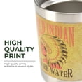 thumbnail image 5 of Rivers Edge Products 10 Oz Insulated Tumbler, Leak Proof Stainless Steel Tumbler With Lid, Spill Proof Tea, Wine, Cocktail, or Coffee Tumbler, To-Go Portable Travel Cup, Old Indian Fire Water, 5 of 7