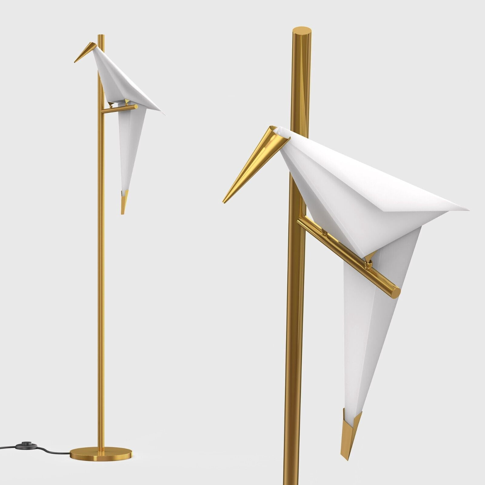AFANQI Industrial Floor Lamps for Living Room, Rustic Tall Lamps Standing Lamp for Bedrooms Living Room