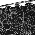 thumbnail image 3 of Spider Web Halloween Pattern Shower Curtain 72"x72" ,Bathroom Decorative Shower Curtains Set with 12 Hooks,Modern Waterproof Washable Shower Curtain, 3 of 6