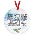 thumbnail image 4 of Fiudx Adorno Navideño Personalizado, Diseño Único, Recuerdo Divertido Del Año, Regalo Divertido para Familiares y Amigos, Ideal para Navidad, Cumpleaños y Bodas, Paquete de 1, 2 o 5 Unidades., 4 of 7