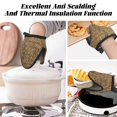 thumbnail image 7 of Pofeuu Leopard Print Brown Print Thickened Mini Silicone Oven Mitts Heat Resistant, Rubber Oven Mitt Gloves, Finger Pinch Grips, Pot Holder, Silicone Potholder, 7 of 7