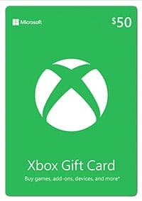 Xbox $50 Gift Card, Microsoft, [Digital