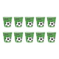 thumbnail image 2 of Homekingdee Ensemble de 10 Pcs de Décorations de Fête à Thème Football - Assiettes en Papier Rouges, Gobelets en Papier, Serviettes en Papier, Nappes et Couverts pour Fêtes Sportives et Événements à la Maison, 2 of 6