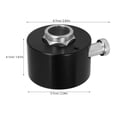 thumbnail image 2 of HAMPPLIES Accesorio Adaptador De Cubo Para Volante Con Rápida De 360 Grados Negro, 2 of 6