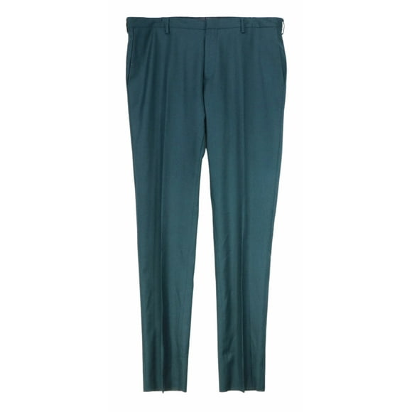 Paul Smith Men's Forest Green Gents Formal Fit Trouser Dress - 36
