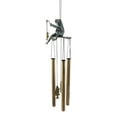 thumbnail image 4 of Aluminum Whimsical Summer Pastime Green Frog Fishing In The Pond Tube Wind Chime, 4 of 6