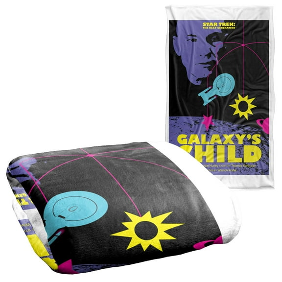 Star Trek The Next Generation Season 4 Episode 16 Silky Touch Super Soft Throw Blanket 36" x 58"