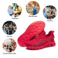 thumbnail image 5 of Zapatos de seguridad con punta de acero para hombres y mujeres, zapatillas de trabajo ligeras, zapatos de trabajo a prueba de pinchazos, botas de trabajo de seguridad para construcción Unisex, 5 of 5