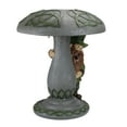 thumbnail image 2 of Roman 12.25" Gray and Green LED Solar Leprechaun Standing Under Mushroom Statue, 2 of 3