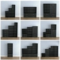 thumbnail image 5 of Furniture of America Seni Stackable Wood 4-Shelf Bookcase in Black, 5 of 10