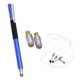 thumbnail image 5 of GOOHOCHY Juego de 5 punteros capacitivos 2 en 1 con puntas de repuesto, bolígrafo táctil de doble extremo, bolígrafos capacitivos de escritura a mano, azul oscuro, 5 of 7
