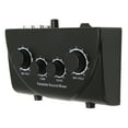 thumbnail image 3 of Karaoke Sound Mixer, Portable Audio Sound Mixer Mic Pre Amplifier with Two Microphone Inputs, Independent Volume Knob, for DJ Sound, Home Party / Theater System, 3 of 7