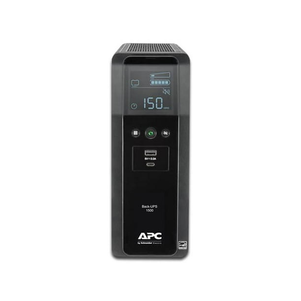 Batería de respaldo APC BR1500M2LM de 1,500VA/900W con 10 contactos APC BR1500M2-LM