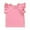 01-Rose, variante sur Chemises pour Fillettes, Blouse à Manches à Volants pour Bébés Filles, T-Shirts Basiques en Coton, Hauts Mignons