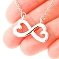 thumbnail image 4 of To My Daughter your a Blessing Infinity Love Necklace Heartfelt Daughter Card & Pendant Stainless Steel or 18k Gold, 4 of 7