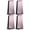 Pink, variant on Pet Supplies Fly Boots for Horses - Large Breathable Mesh Leg Wraps for Summer Turnout Accessories Hoof and Leg Care 4 Pack for Riding Gear Stable