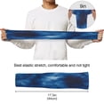 thumbnail image 6 of ALAZA Tie Dye Blue Print UV Sun Protection Arm Sleeves UPF 50+ Compression Cooling Sleeve 1 Pair, 6 of 7