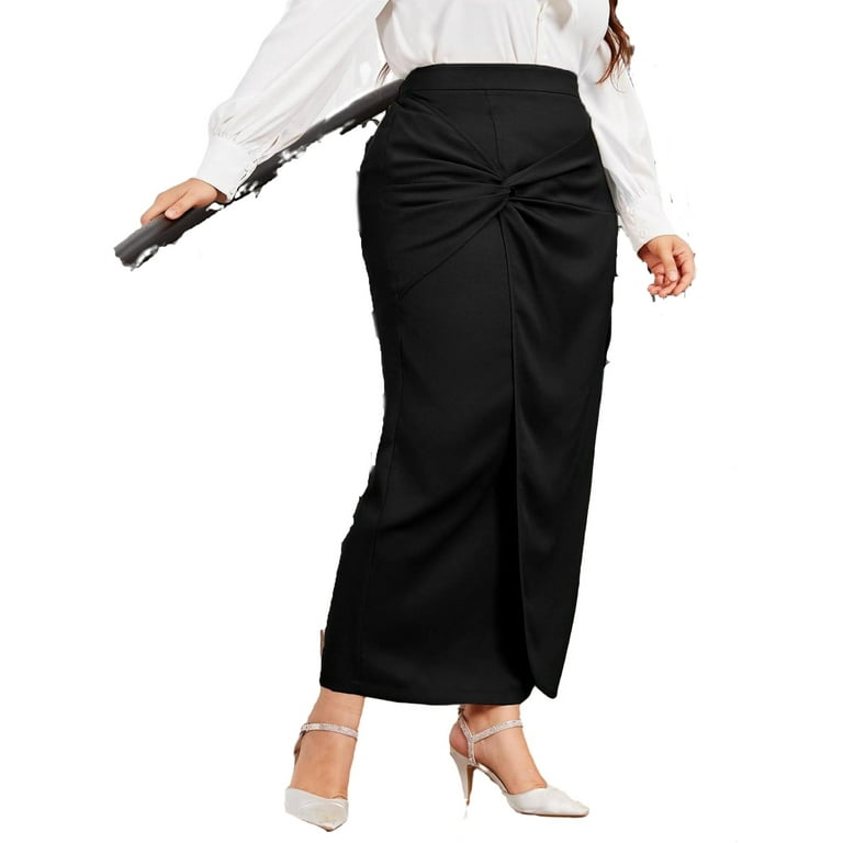 Black pencil top skirt size 12