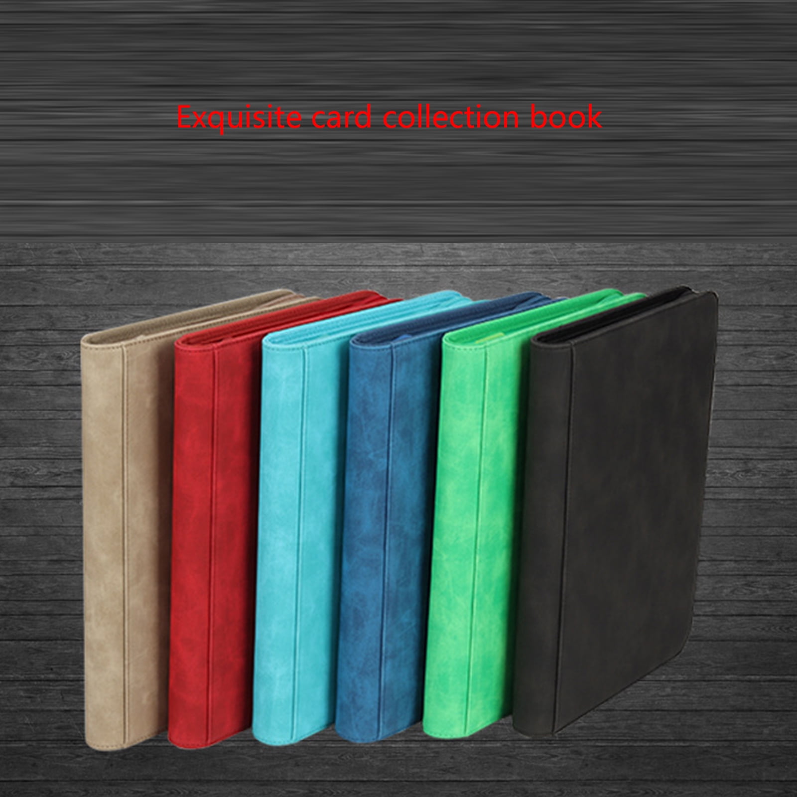 ZPAQI Zipper Pockets Album Trading Card Games Collection Binder Holder Collector