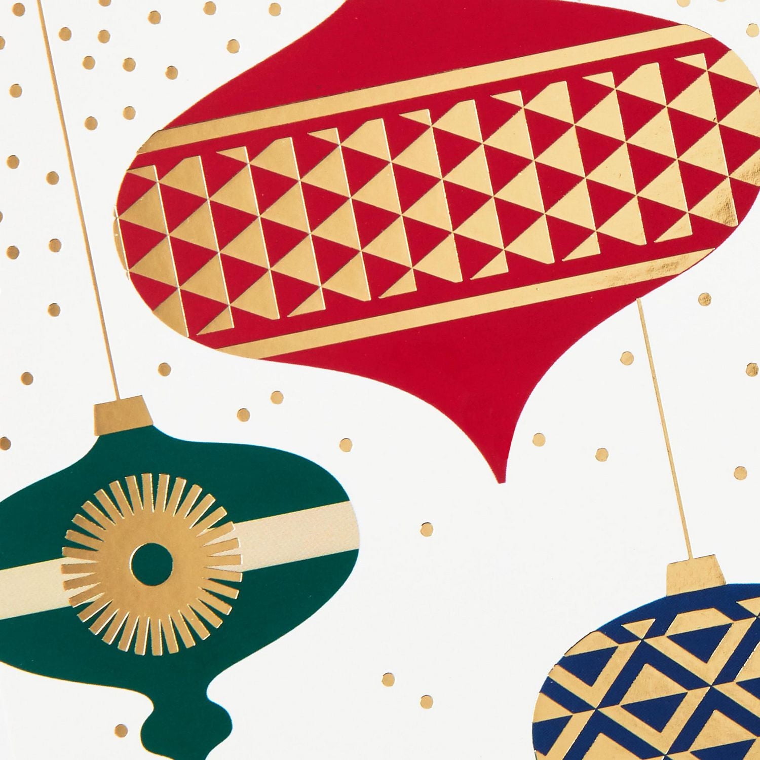 Boîte de 30 cartes de Noël Image Arts de Hallmark (Boules de Noël scintillantes)