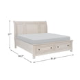 thumbnail image 7 of Lexicon Bethel Eastern King bed in Antique White, 7 of 7