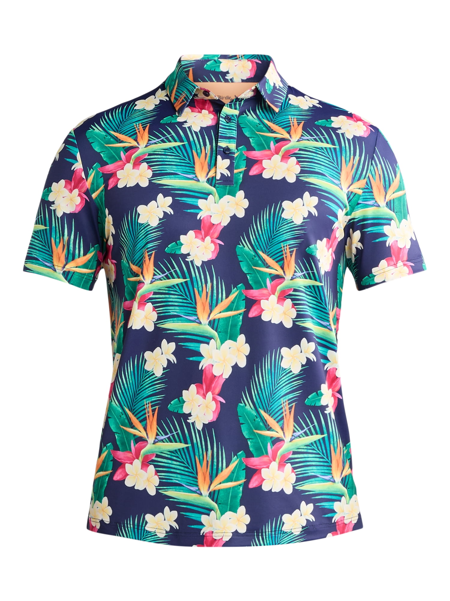 Birdie Bound Men's & Big Men's Novelty Print Golf Polo, Sizes S-5XL