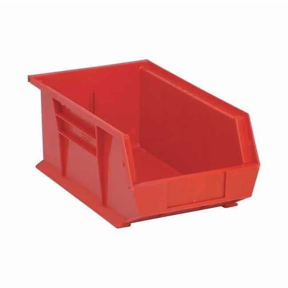Quantum Storage QUS241RD Ultra Stack & Hang Bin, Red - 13.62 x 8.25 x 6 in.