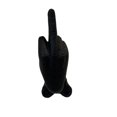 thumbnail image 1 of Great promotion! Black Hand Gesture Middle Finger Statue Personality Sculpture For Gothic Home Desk Decoration Unique Birthday Gifts, 1 of 3