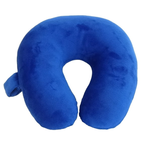 Wolf Essentials Childs U-Shape Super Soft Fleece Neck Pillow, Stadium Blue