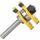 thumbnail image 3 of Tongue and Groove Cutter Set, 3 Flute, 8mm Shank, T Shape, Woodworking Milling Cutter, 3 of 4
