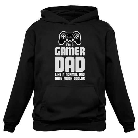Tstars Mens Gifts for Dad Father's Day Shirts - Gamer Dad Hoodie - Gift for Fathers Who Love Gaming - Cool and Comfortable Hoodie for Dad - Ideal for Father's Day, Birthdays, and Special Occasions