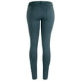 thumbnail image 5 of La Bijou 611S Ultra Stretch Skinny Pants Jeggings for Women Juniors - Charcoal, L, 5 of 5