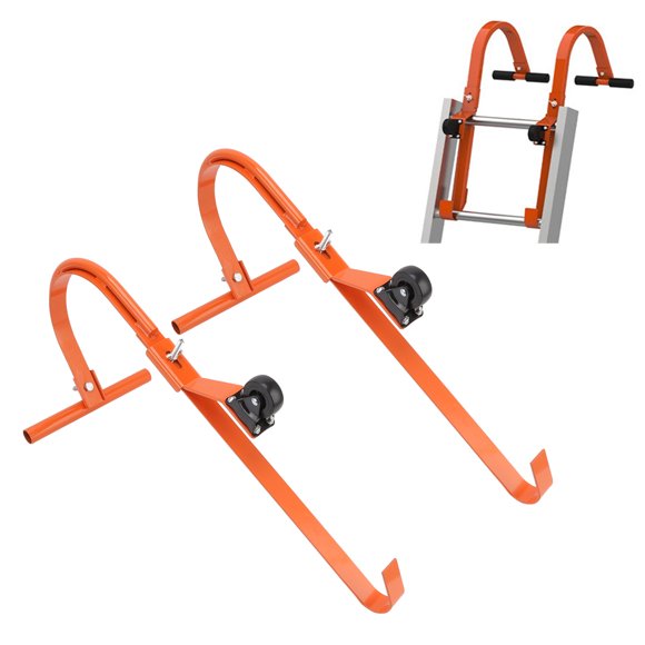 Ladder Stabilizer, Exquisite Easy Assembly Stable Ladder Roof Hook with Wheel for Cleaning Gutter