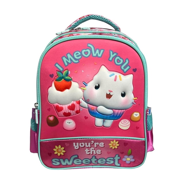 FM Mochila Chica Kinder La Casa de Gabby MIAU