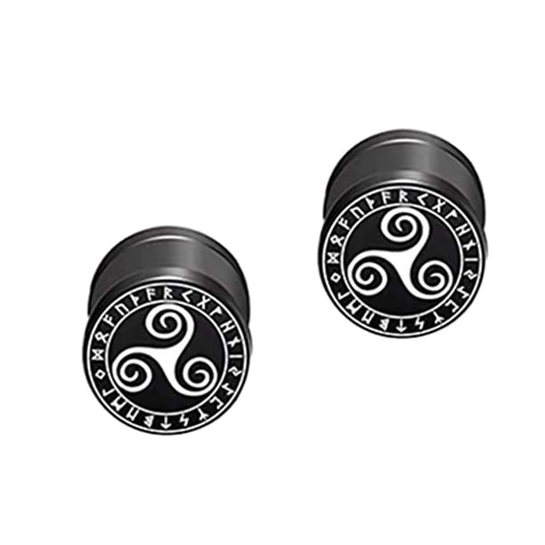 Pendientes de tuerca Punk de Acero Inoxidable Yinane Aretes Pequeños para hombres y mujeres