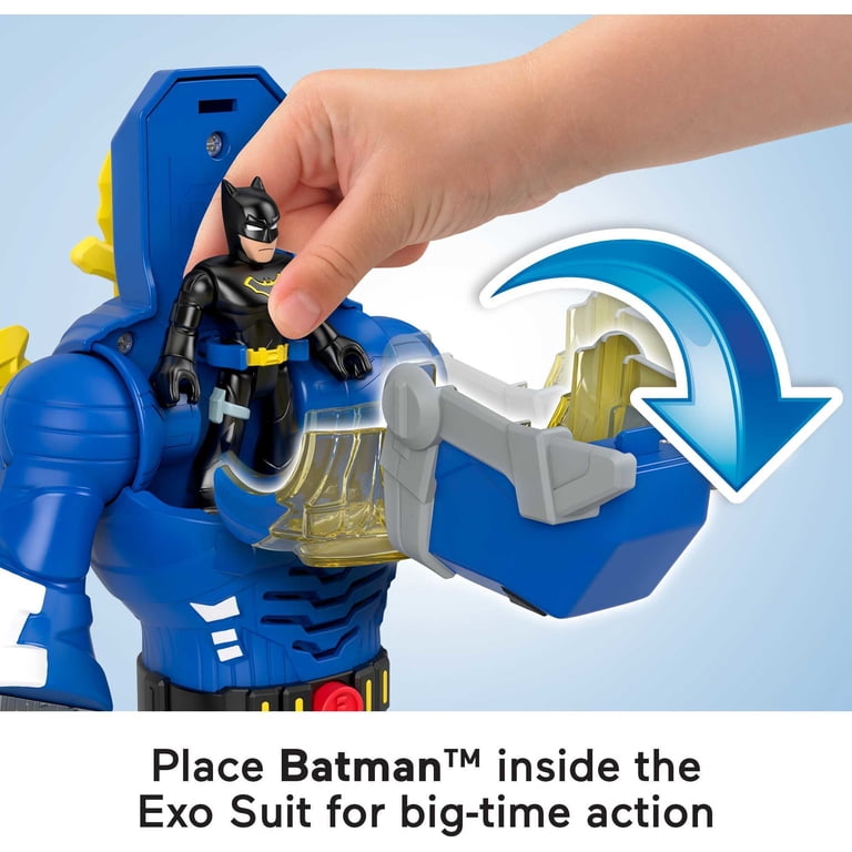 Imaginext - Batman - Imaginext DC Super Friends Batman Exo Traje Robot Con Luces Y Sonidos