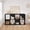 Black, variant on TINKLE WELL 6-Cube Storage Shelf Organizer, Bookcase with Removable Back Panels, Adjustable White Wood Bookcase for Living Room, Home Office, Black